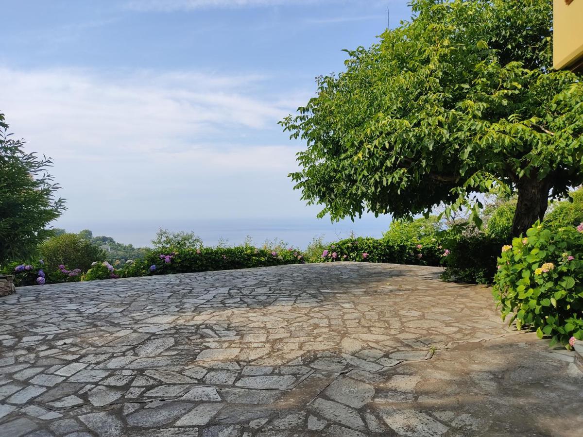 White Stone House With Great Sea View Villa Tsagkarada Buitenkant foto